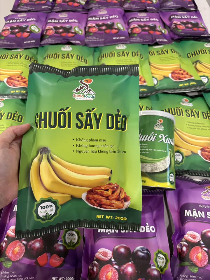 Chuối sấy dẻo Yên Châu