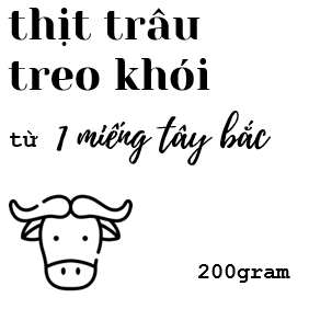 thịt trâu gác bếp