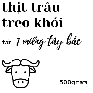 thịt trâu gác bếp