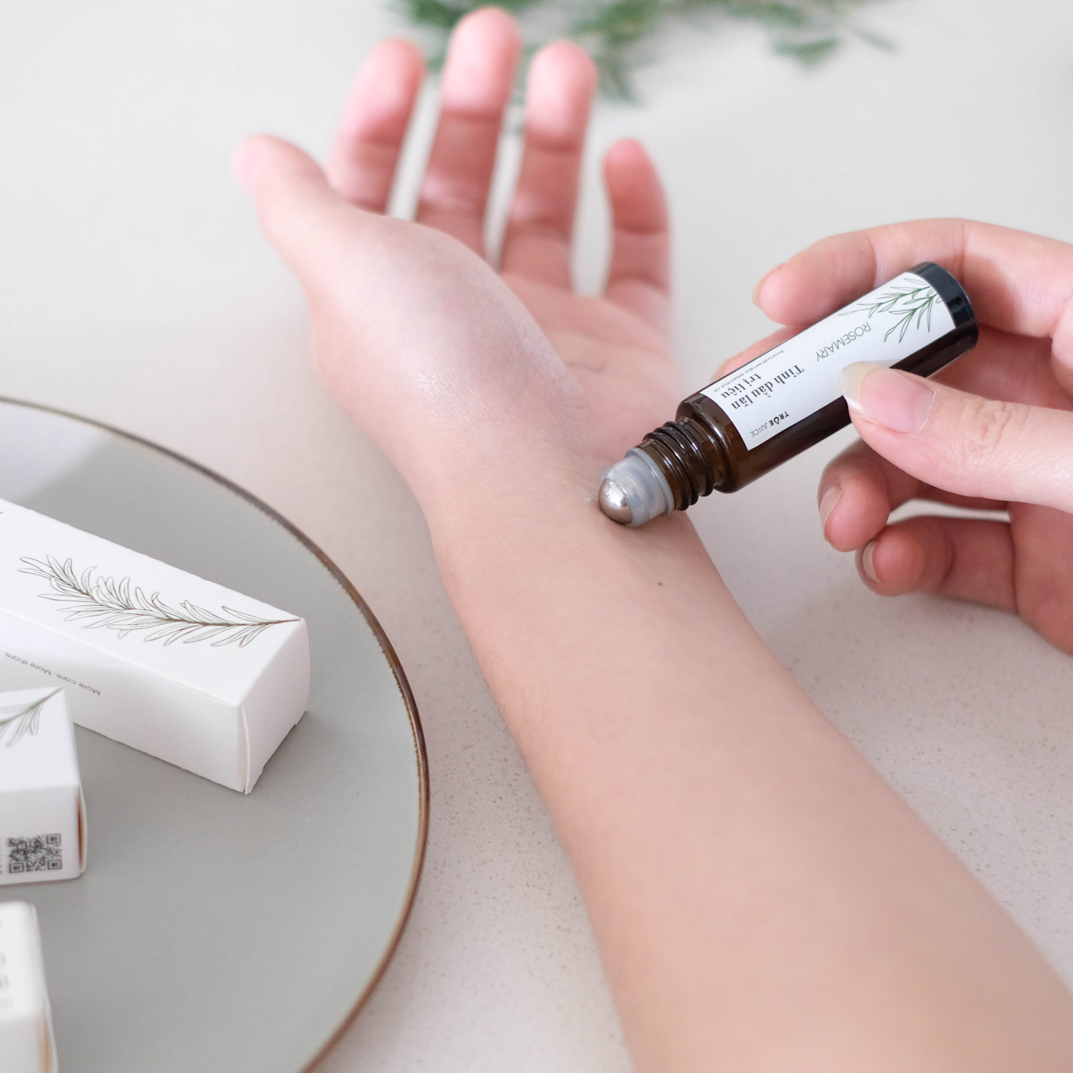 Tinh dầu lăn trị liệu