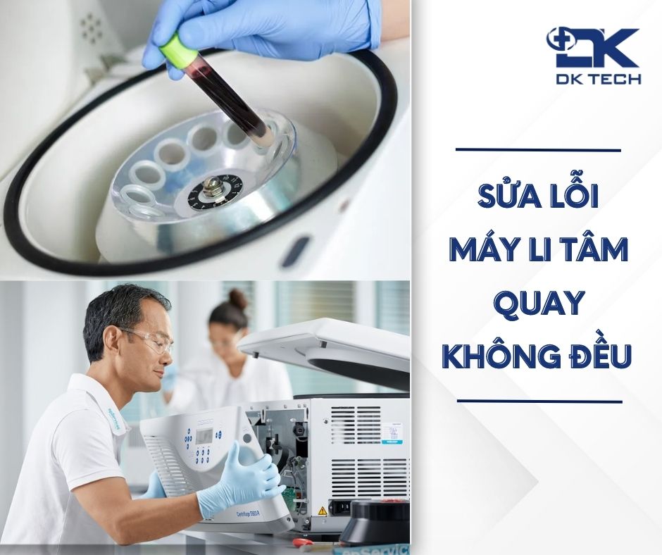 Sửa lỗi máy li tâm quay không đều