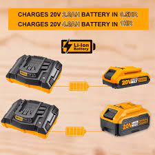Bộ đế sạc siêu nhanh INGCO FCLI2024 20V đôi