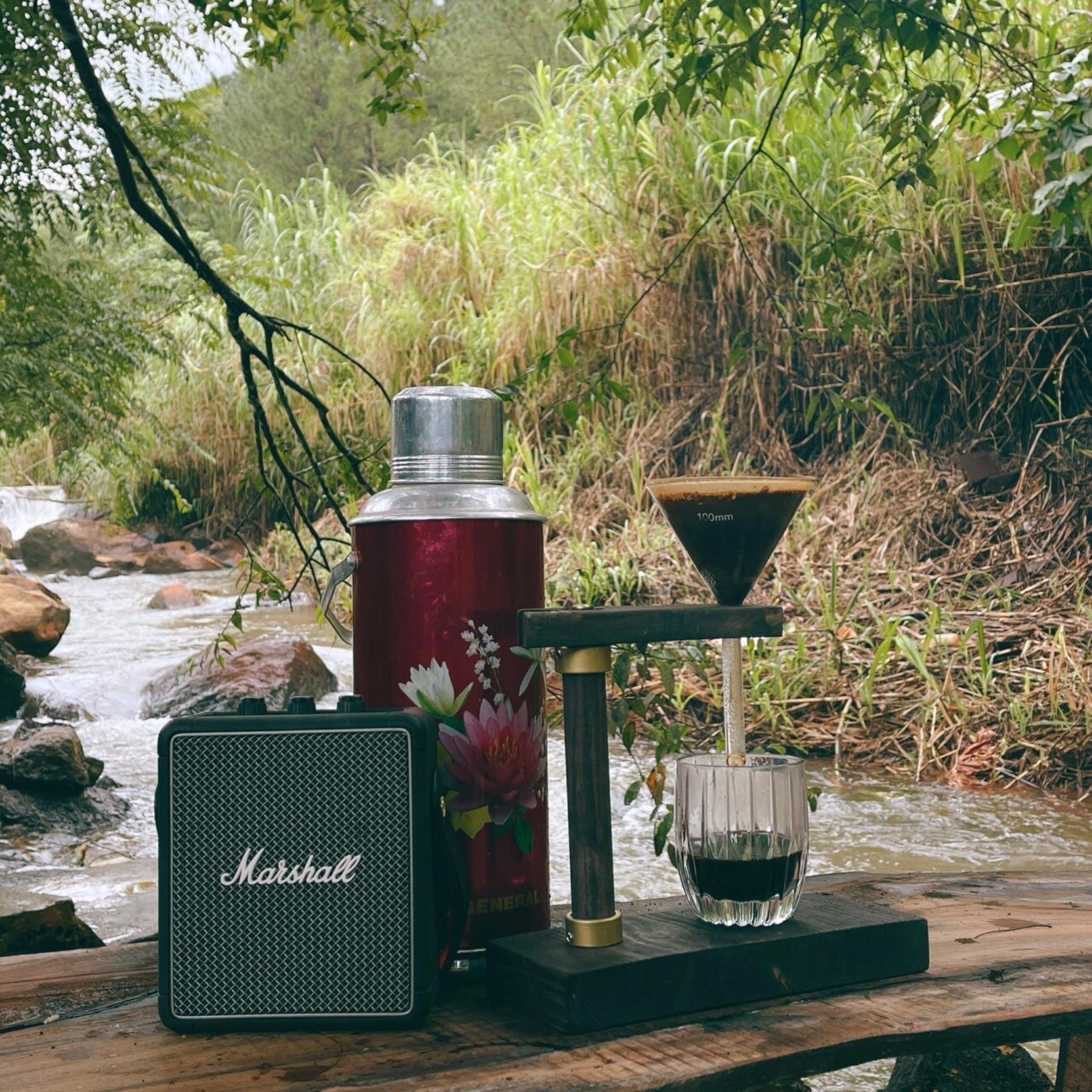 Bộ pha cafe gỗ V60, 1 phễu, YOLO TW