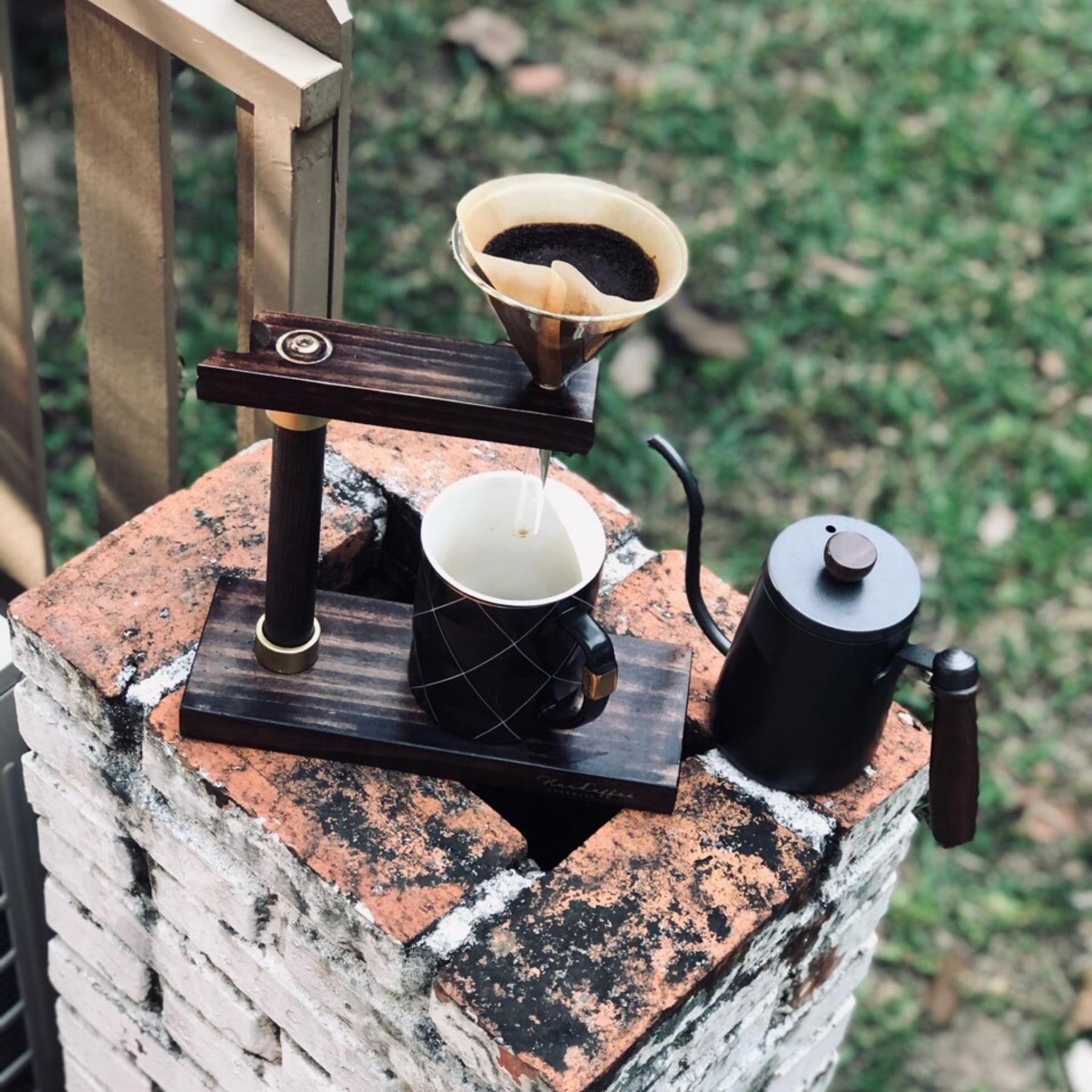 Bộ pha cafe gỗ V60, 1 phễu, YOLO TW