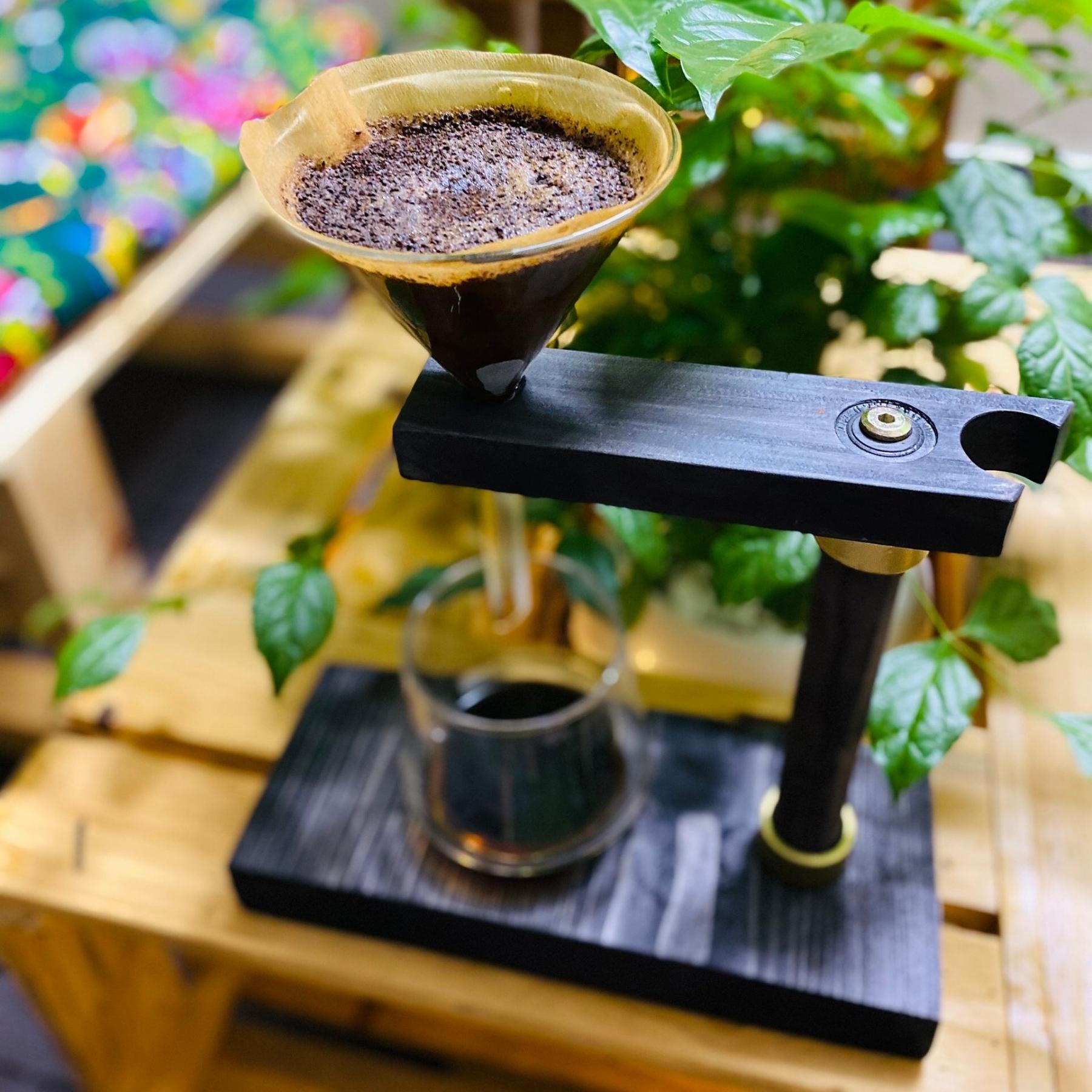 Bộ pha cafe gỗ V60, 1 phễu, YOLO TW