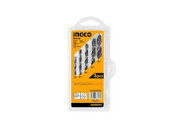 Bộ 5 mũi khoan bê tông đuôi trơn INGCO AKDB3055 4-10mm