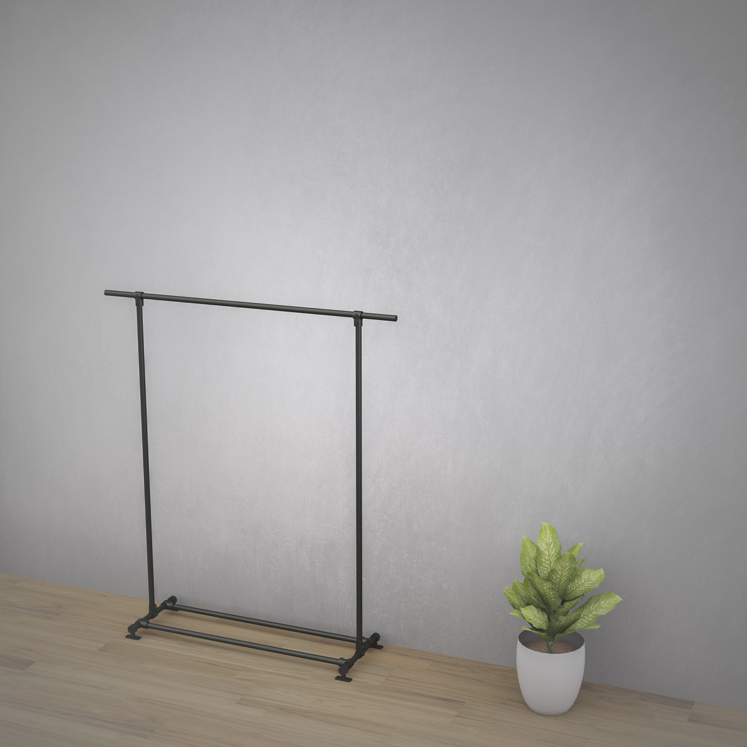 Sào treo quần áo đứng đơn KD1022-KN25 (D1200 x C1300 x S450mm)