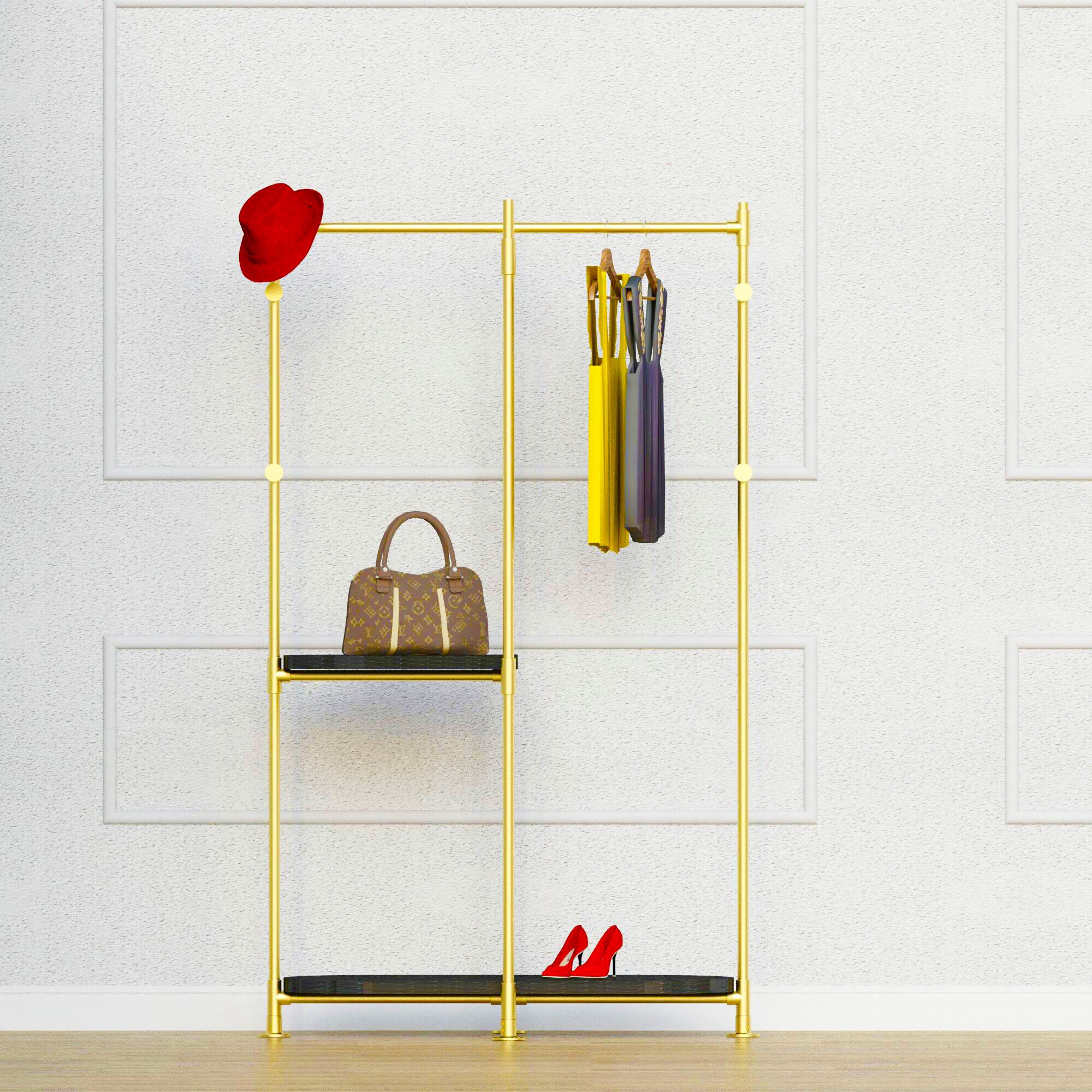 Kệ treo 2 tầng SHU, phong cách Bắc Âu