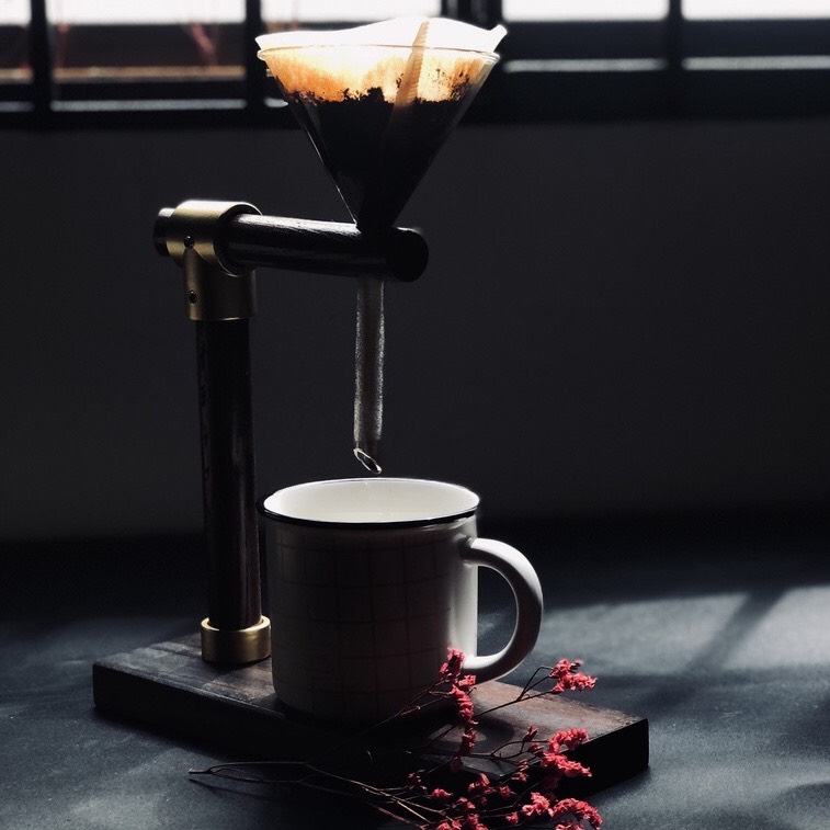 Bộ pha cafe gỗ V60, 1 phễu, YOLO ON