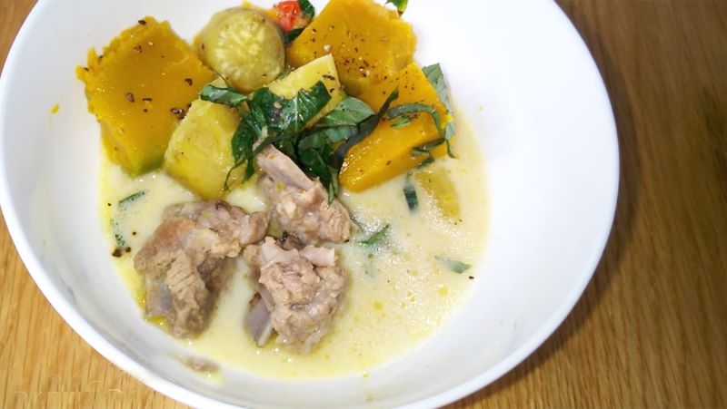 Bí Nhật non hầm nước dừa chế biến cực kì dễ dàng