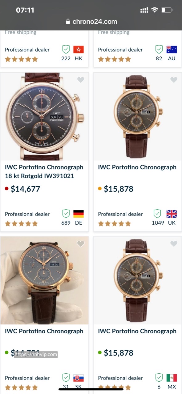 IWC IW391021 PORTOFINO CHRONOGRAPH
