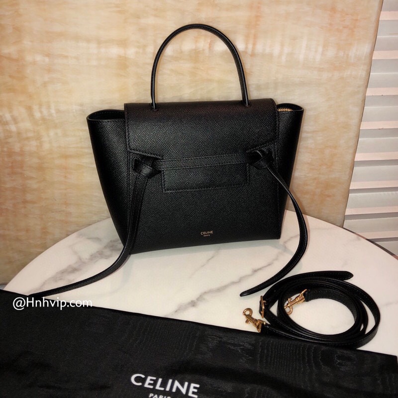 CELINE NANO BELT BAG IN GRAINED CALFSKIN BLACK | Hàng hiệu 1:1 HVip Celine Nano Belt Bag In Grained Calfskin Black | Hàng Hiệu 1:1 Hvip
