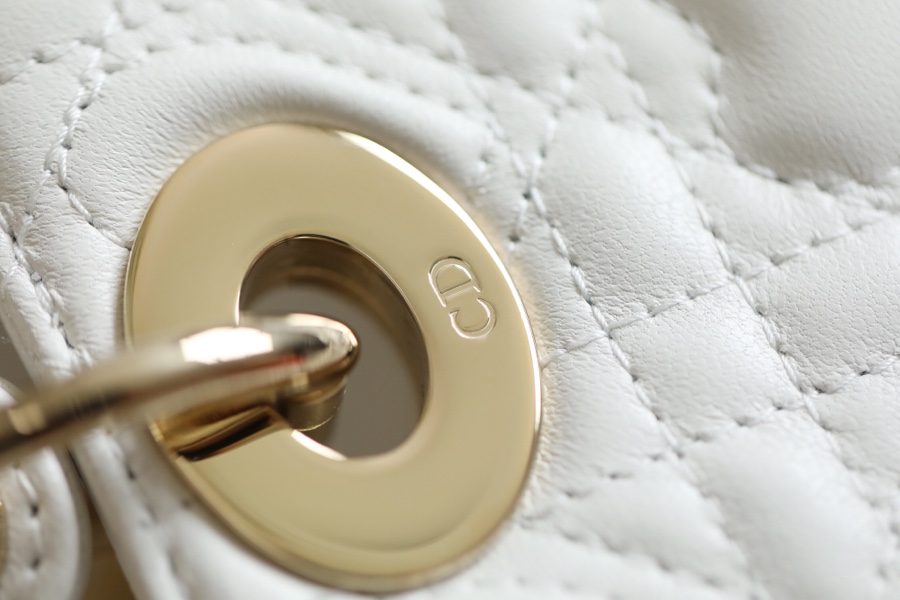 Dior SMALL LADY DIOR MY ABCDIOR BAG Latte Cannage Calfskin with hearts Motif