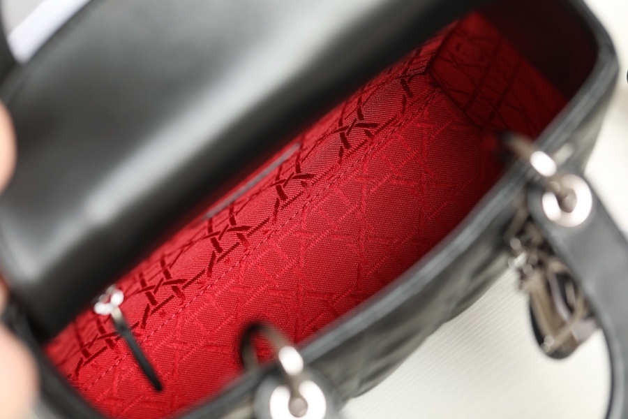 Dior SMALL LADY DIOR MY ABCDIOR BAGBlack Cannage Lambskin M0538BCAL_M900