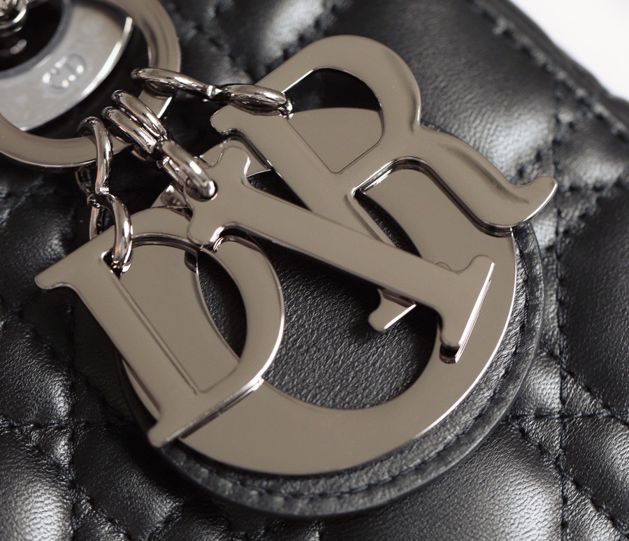 Dior SMALL LADY DIOR MY ABCDIOR BAGBlack Cannage Lambskin M0538BCAL_M900