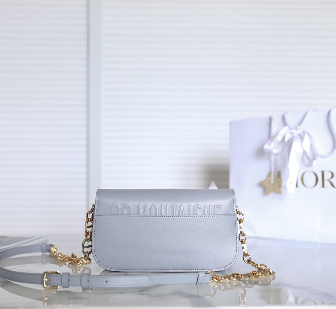 Dior 30 MONTAIGNE AVENUE BAG Ethereal Gray Box Calfskin M9260UMOA