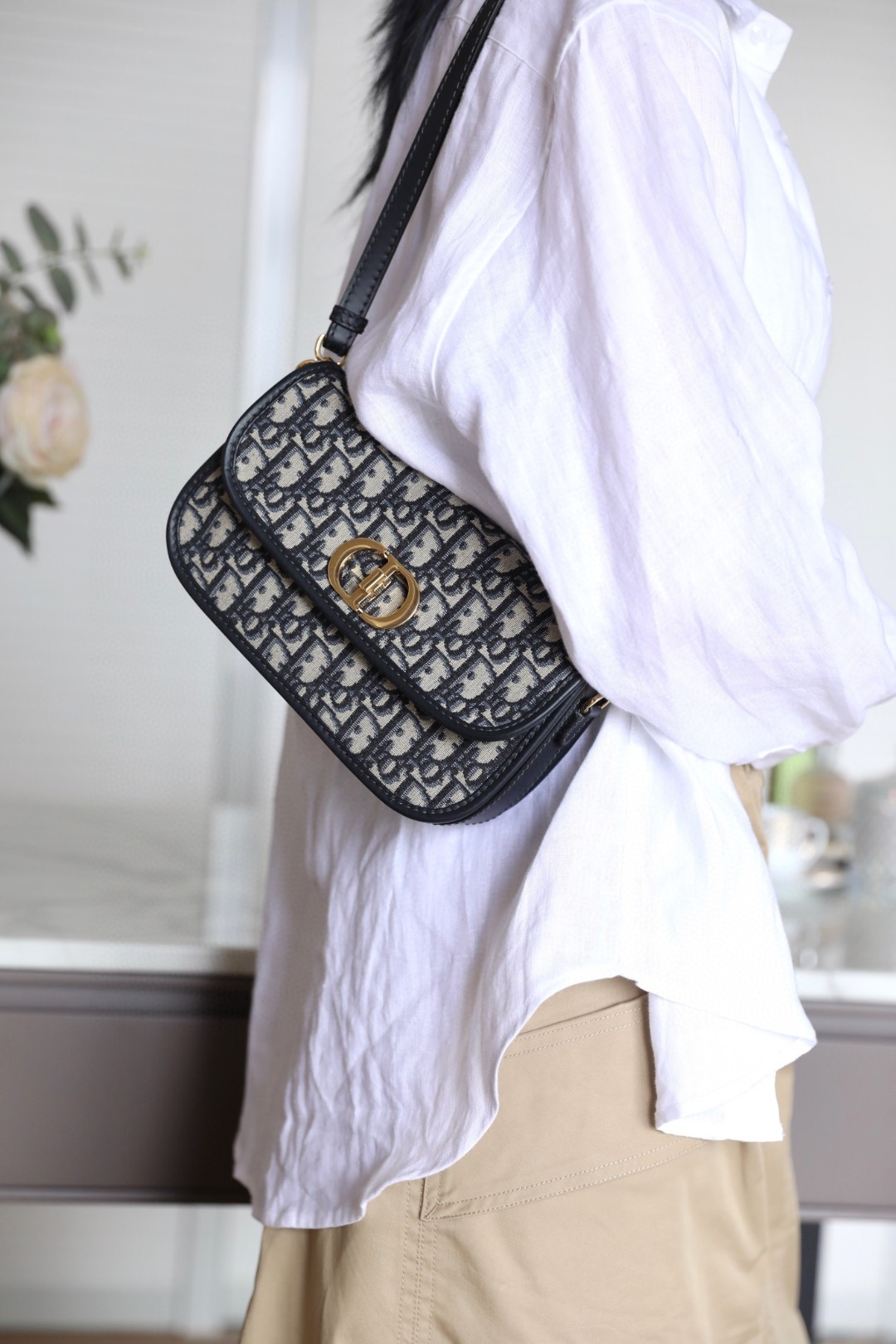 DIOR 30 MONTAIGNE AVENUE BAGBlue Dior Oblique Jacquard M9260UTZR