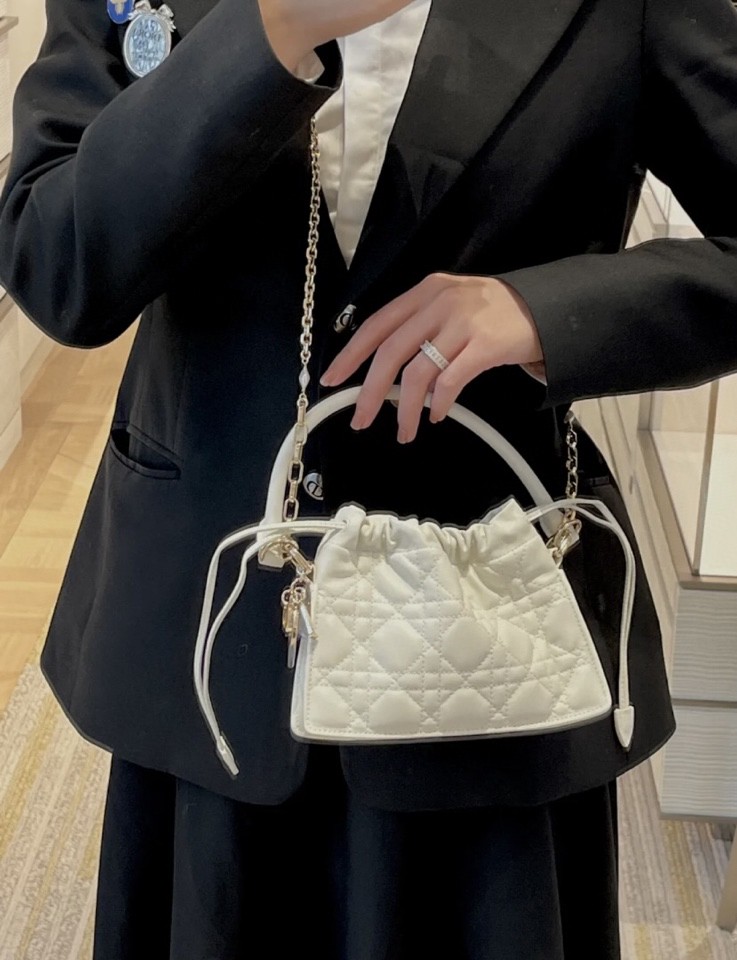 Dior Lady Dior Milly Mini Latte Cannage lambskin 50981ONMJ