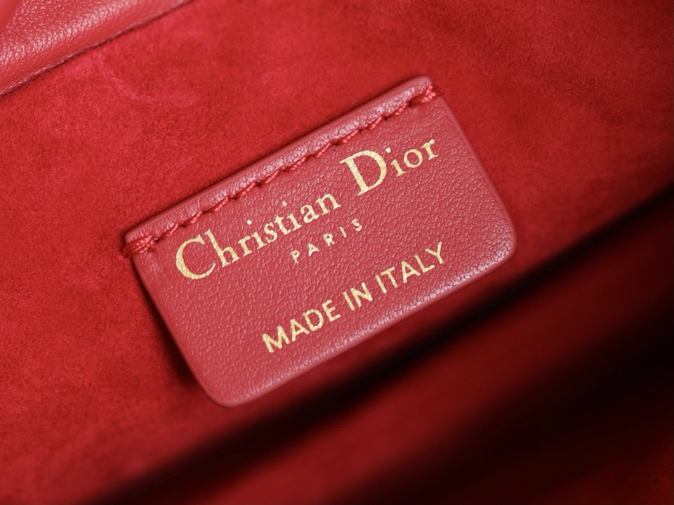 Dior Lady Dior Milly Mini red Cannage lambskin 50981ONMJ