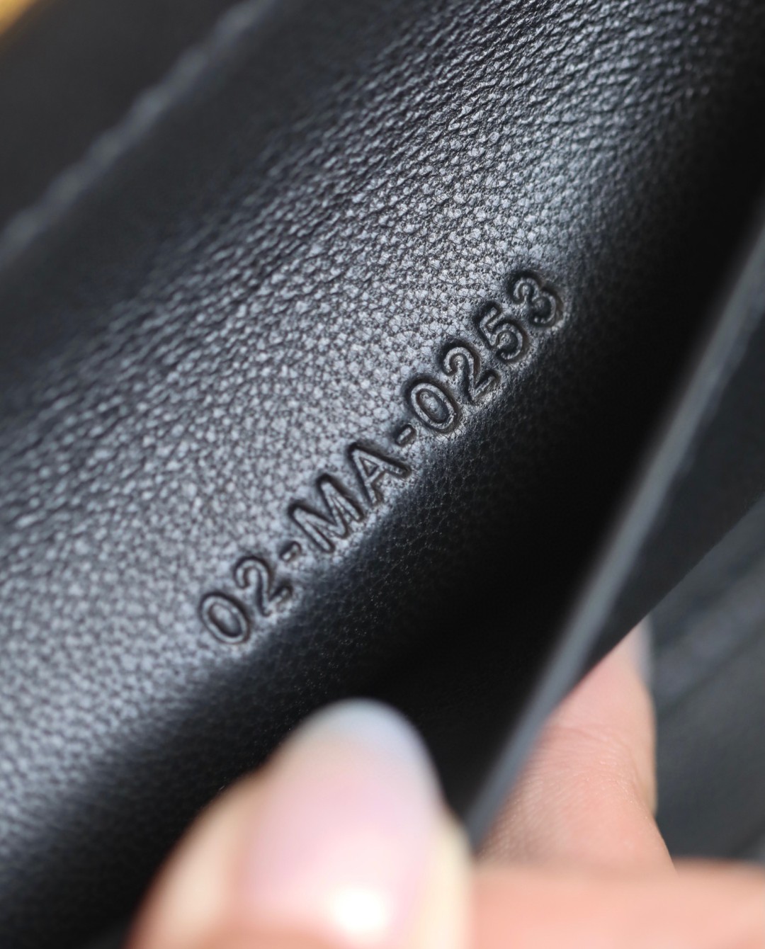 Dior Caro black lambskin bag