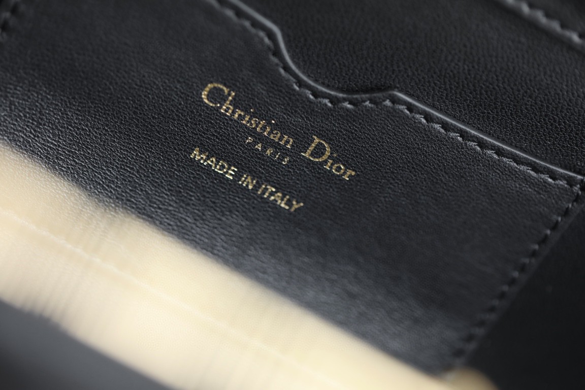 Dior Caro black lambskin bag