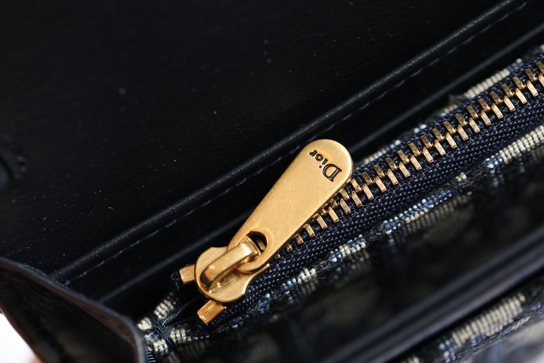 Dior SADDLE POUCH Blue Dior Oblique Jacquard S614CTZQ_M928