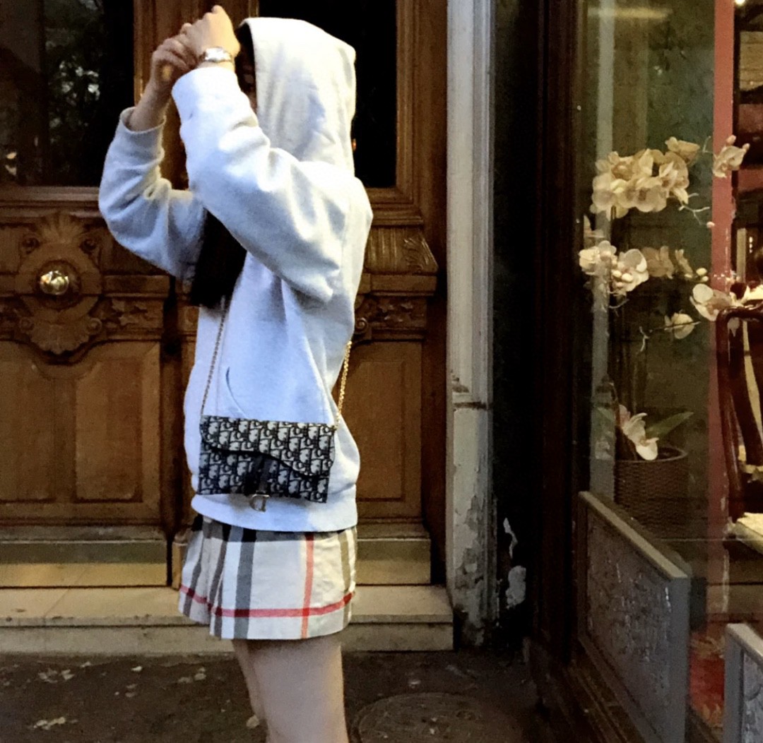 Dior SADDLE POUCH Blue Dior Oblique Jacquard S614CTZQ_M928