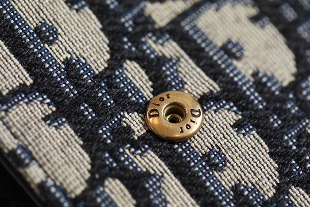 Dior SADDLE POUCH Blue Dior Oblique Jacquard S614CTZQ_M928