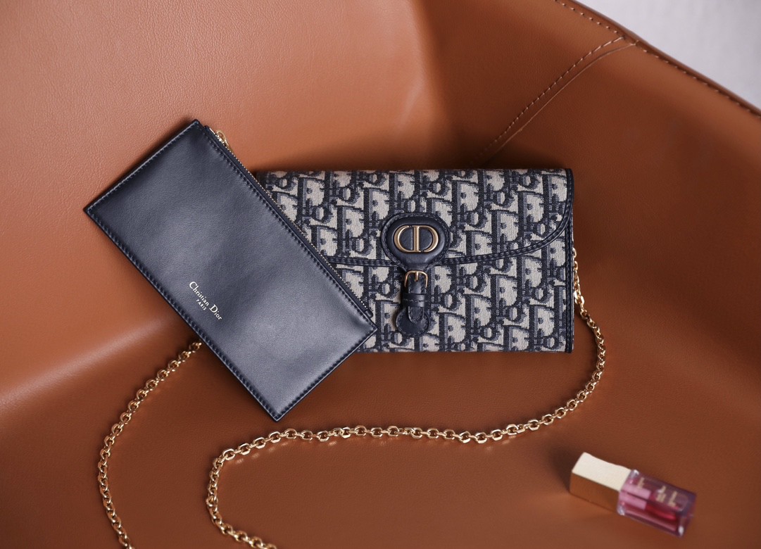 DIOR DIOR BOBBY POUCH Blue Dior Oblique Jacquard S5703UTZQ M928