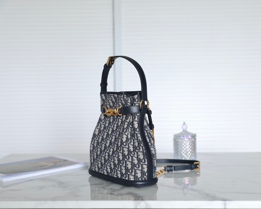 DIOR MEDIUM C'EST DIOR BAGBlue Dior Oblique Jacquard M2271UTZQ