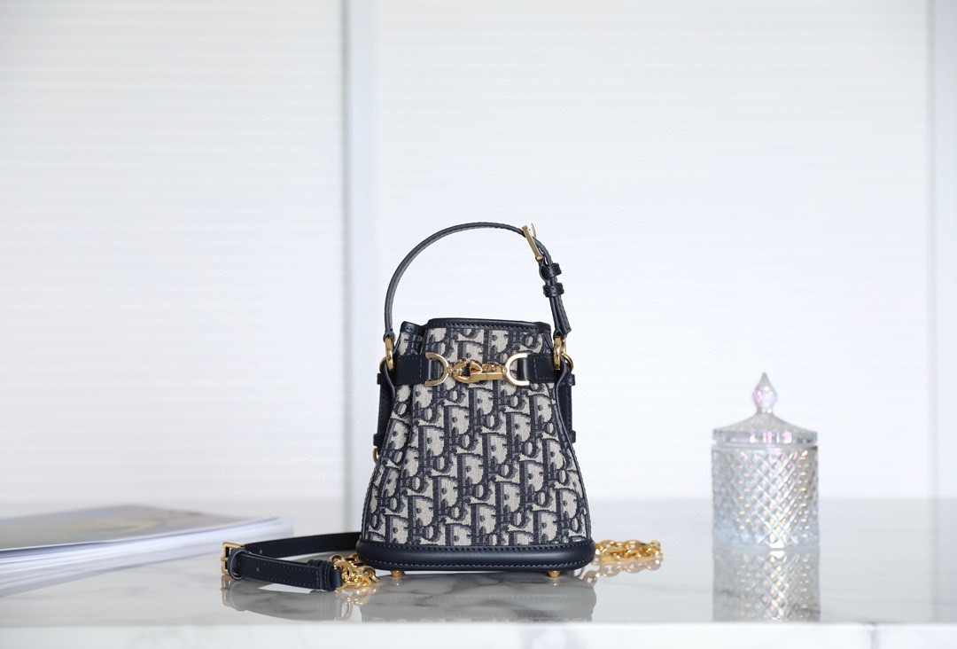 DIOR small C'EST DIOR BAGBlue Dior Oblique Jacquard M2271UTZQ