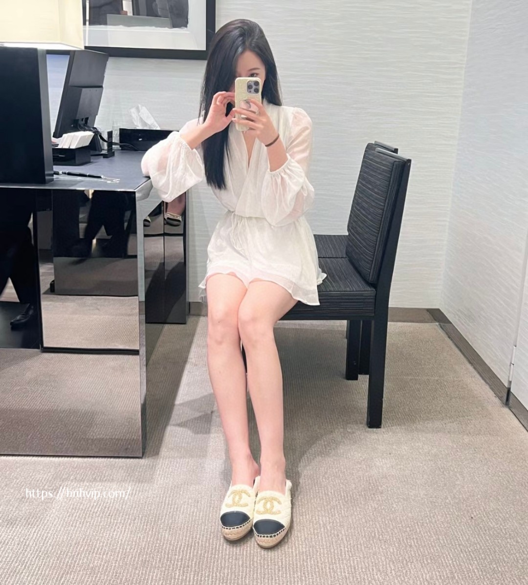 CHANEL Espadrilles tweed G39028