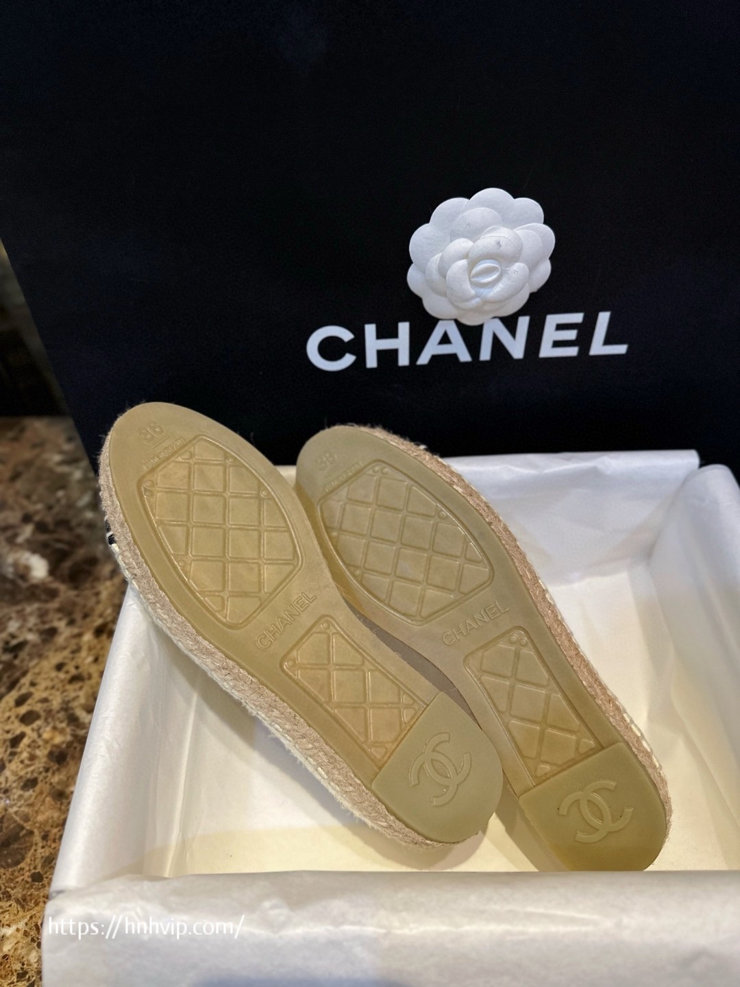 CHANEL Espadrilles tweed G39028
