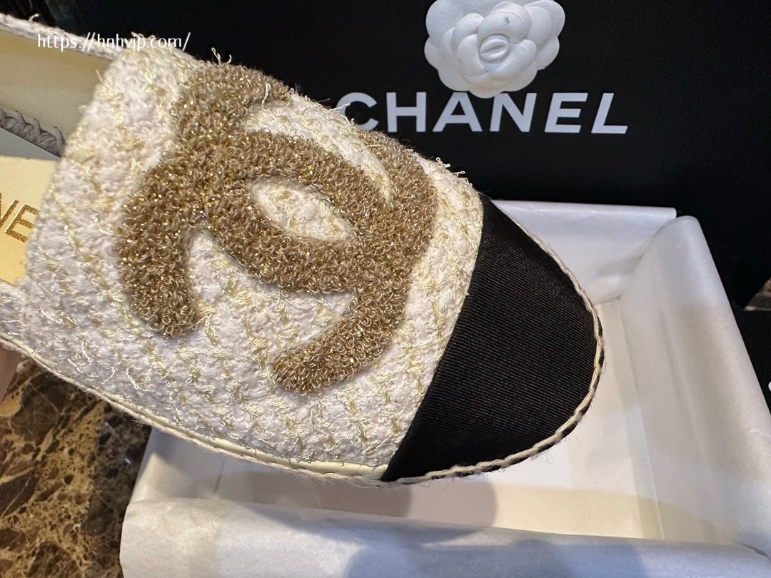 CHANEL Espadrilles tweed G39028