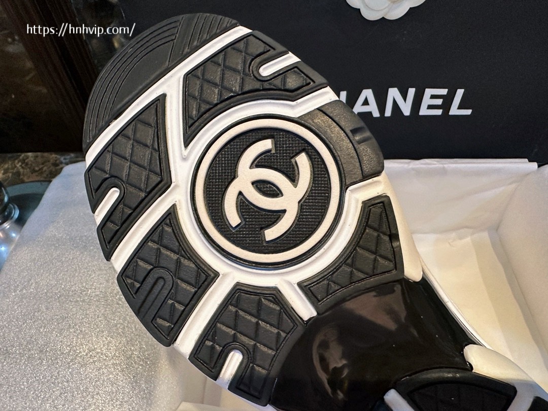 Chanel CC Embossed Logo White Suede