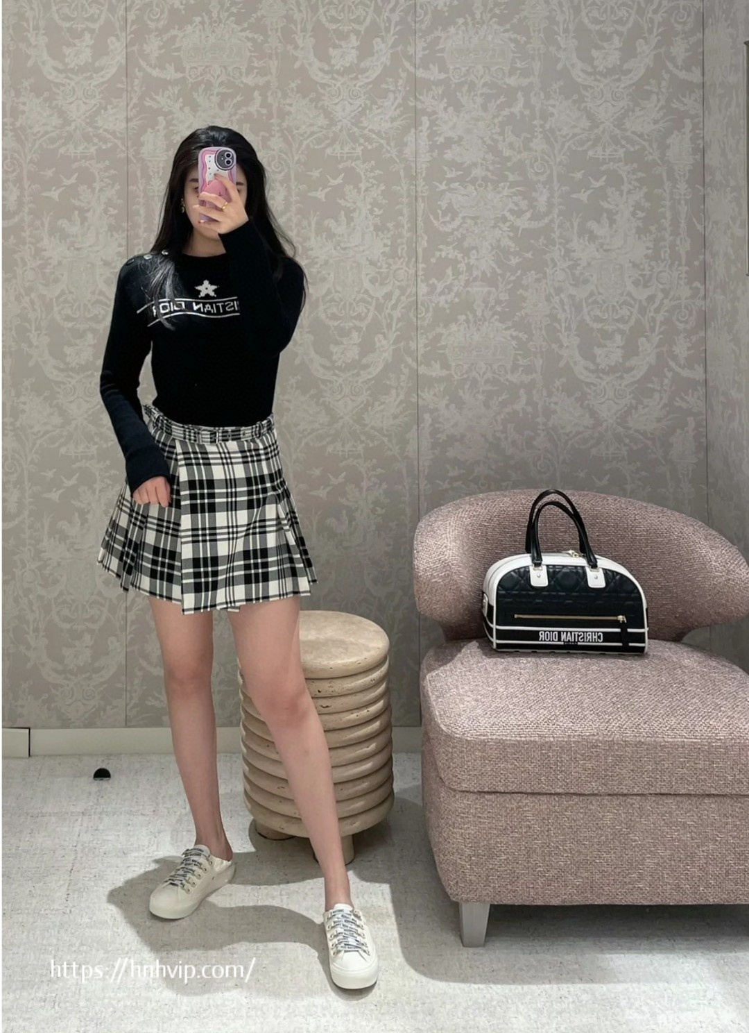 Dior WALK'N'DIOR SNEAKER White Canvas and Suede Calfskin