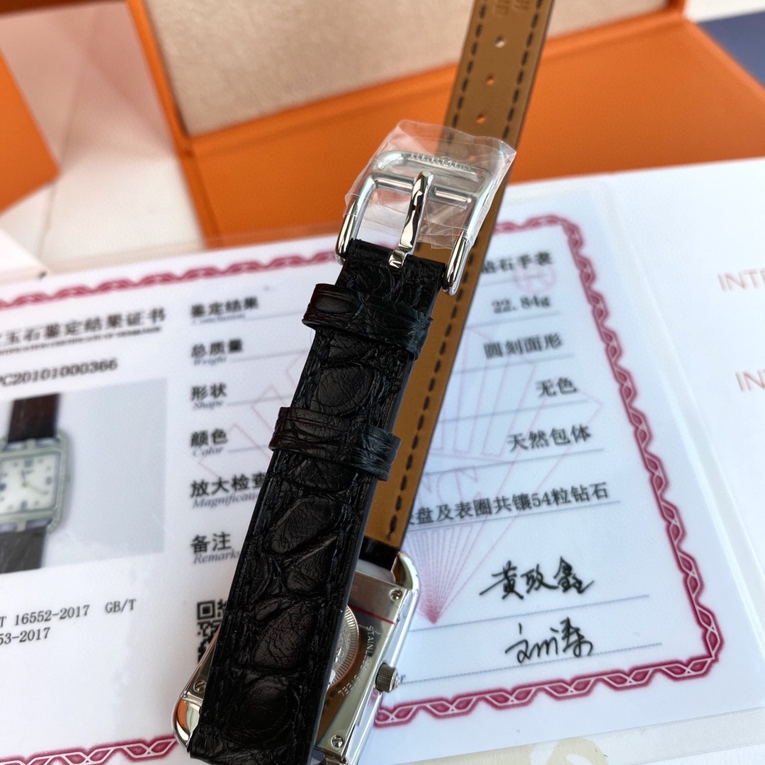Hermes Cape Cod watch 23mm W044211WW00