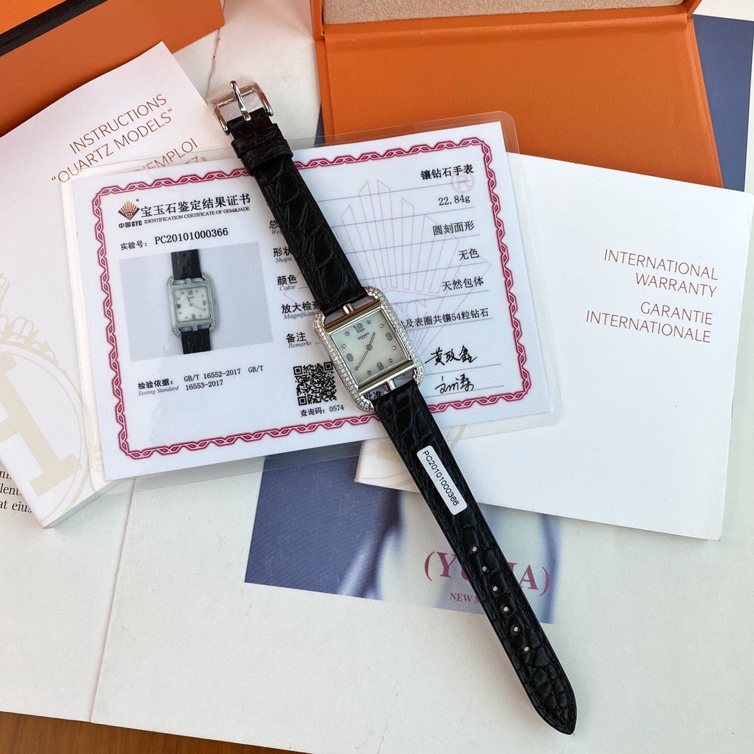 Hermes Cape Cod watch 23mm W044211WW00