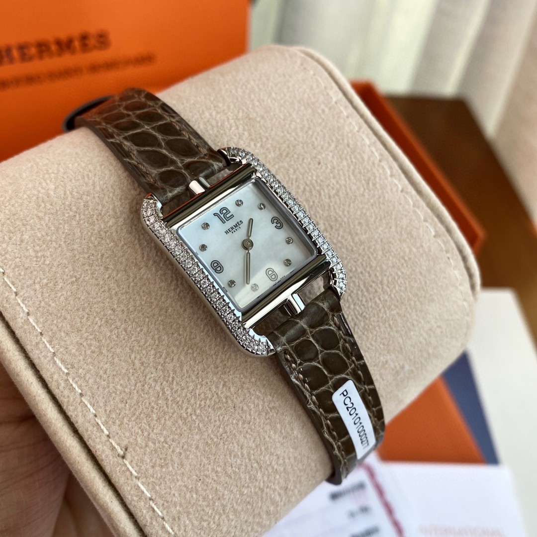 Hermes Cape Cod watch 23mm 047314WW00