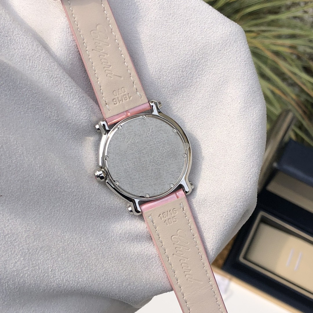 Chopard Happy Sport White/Leather 36 mm 278475-3004