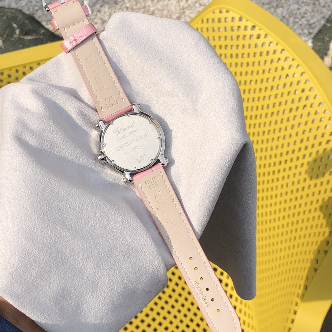 Chopard Happy Sport White/Leather 36 mm 278475-2002