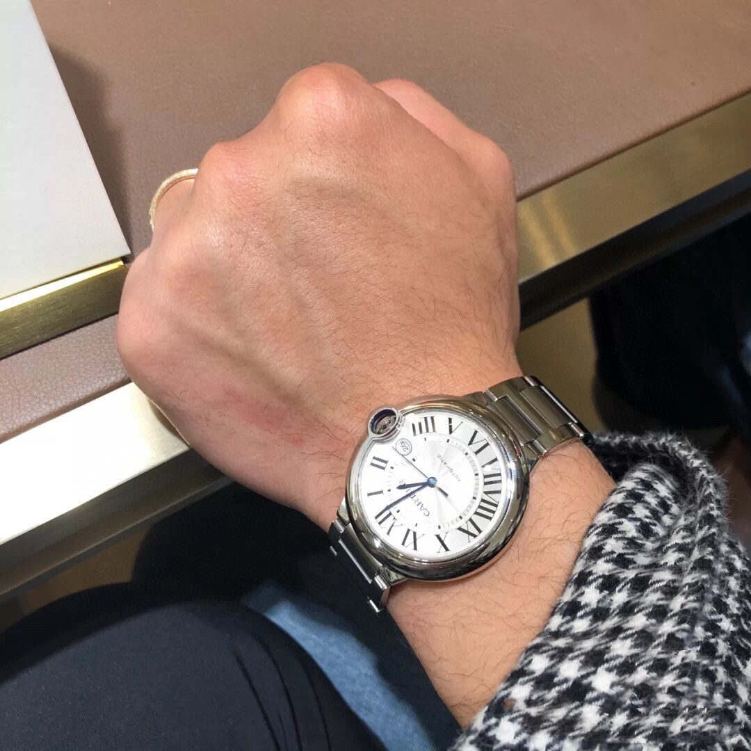Cartier Ballon Bleu De W69012Z4 Watch 42mm