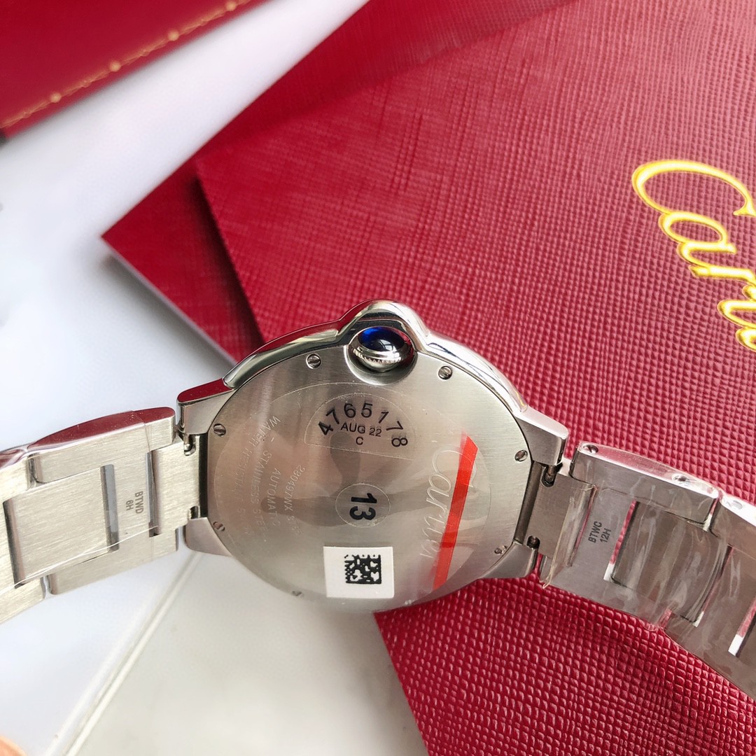 Cartier Ballon Bleu De W69012Z4 Watch 42mm