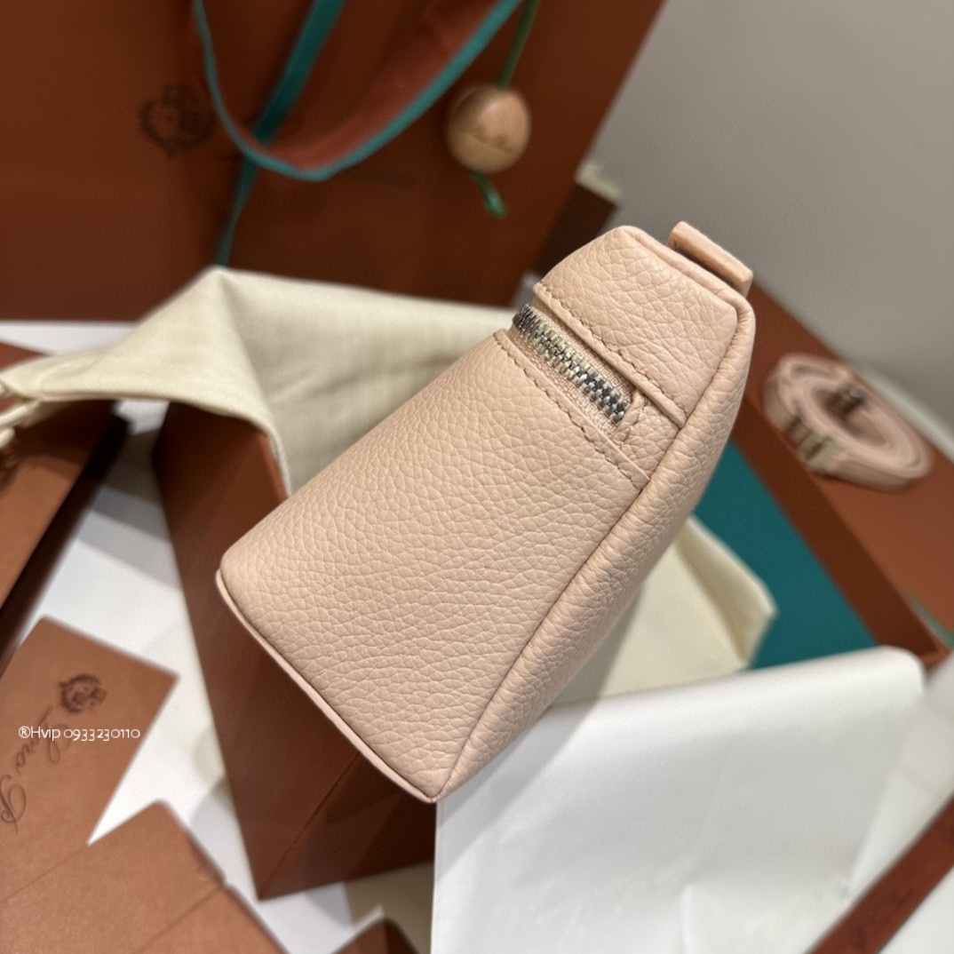 Loro Piana Extra Pocket L19 Grained Calfskin FAN4045 Bubble Gum (30DU