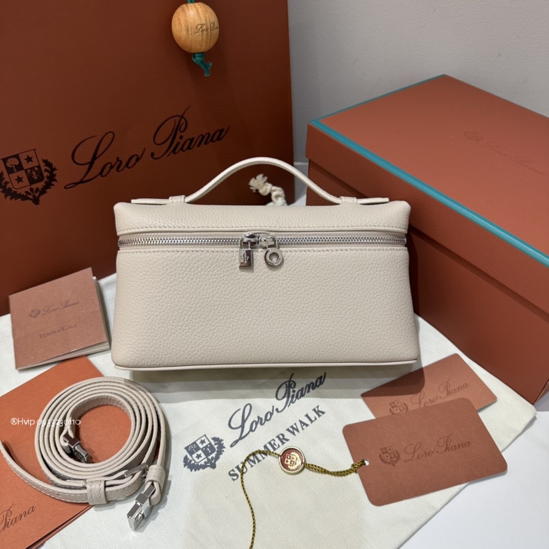 Loro Piana Extra Pocket L19 Grained Calfskin FAN4045 Sunday Morning (20C2) PHW