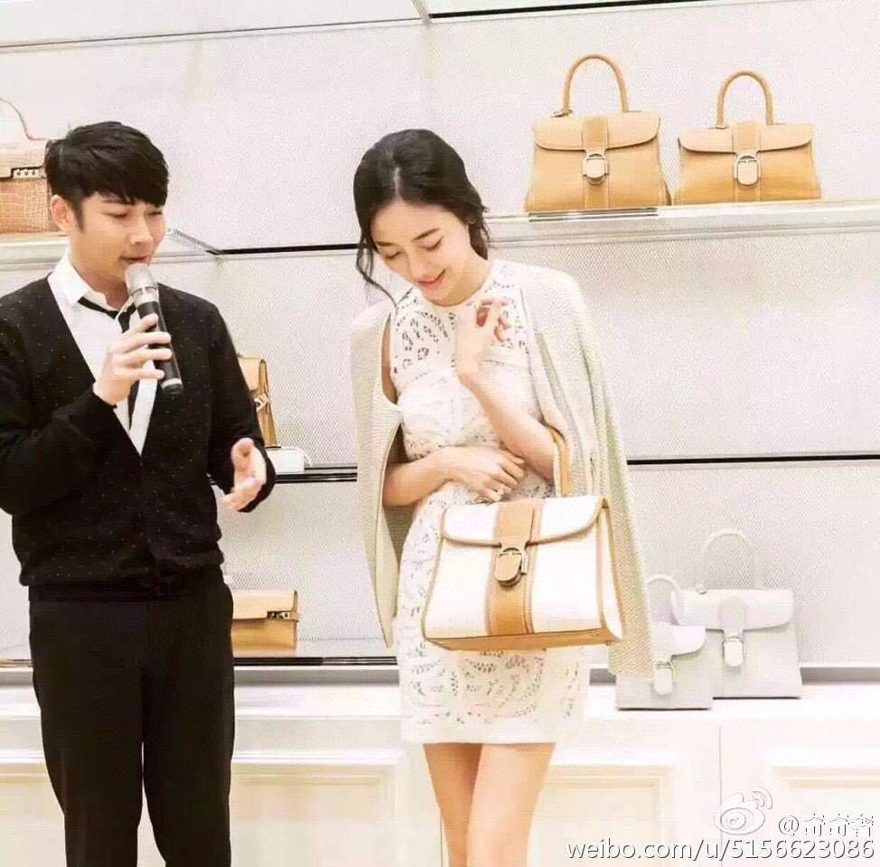 Delvaux White Toile Sangle Brillant Mm