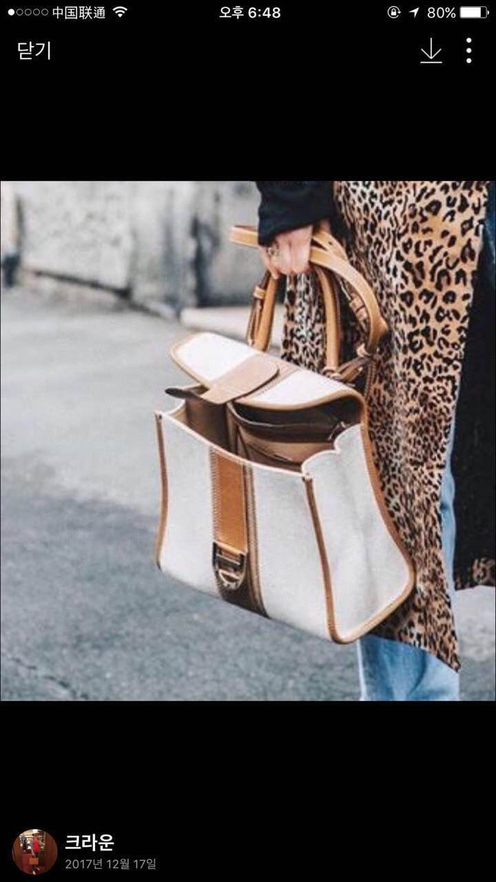 Delvaux White Toile Sangle Brillant Mm