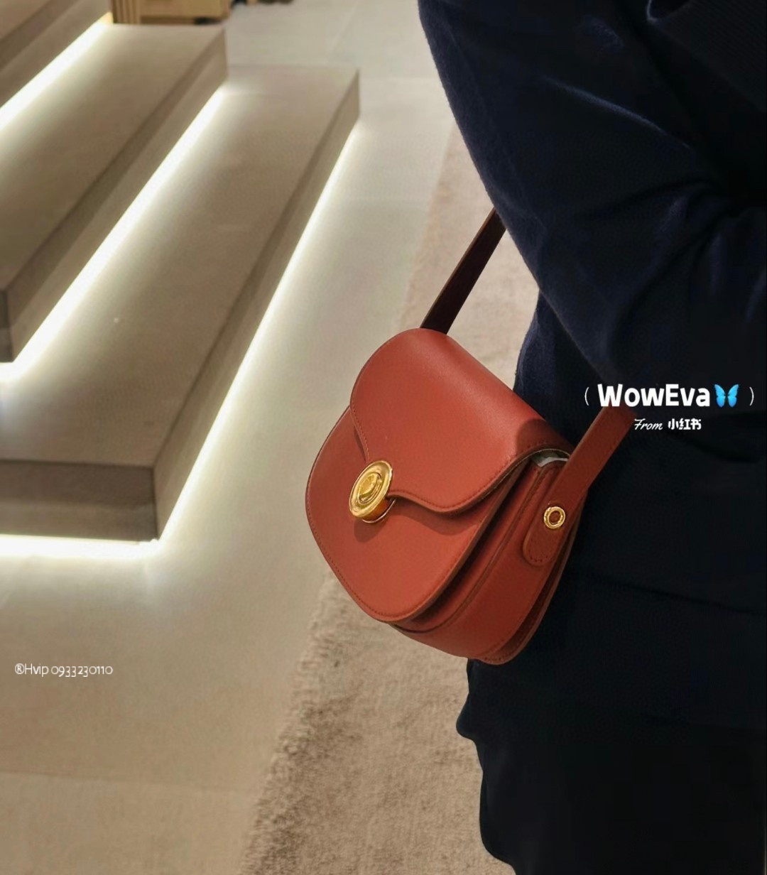 Delvaux small Ghiera bag Smooth Calfskin FAO1146 Deep Kummel (P08H)