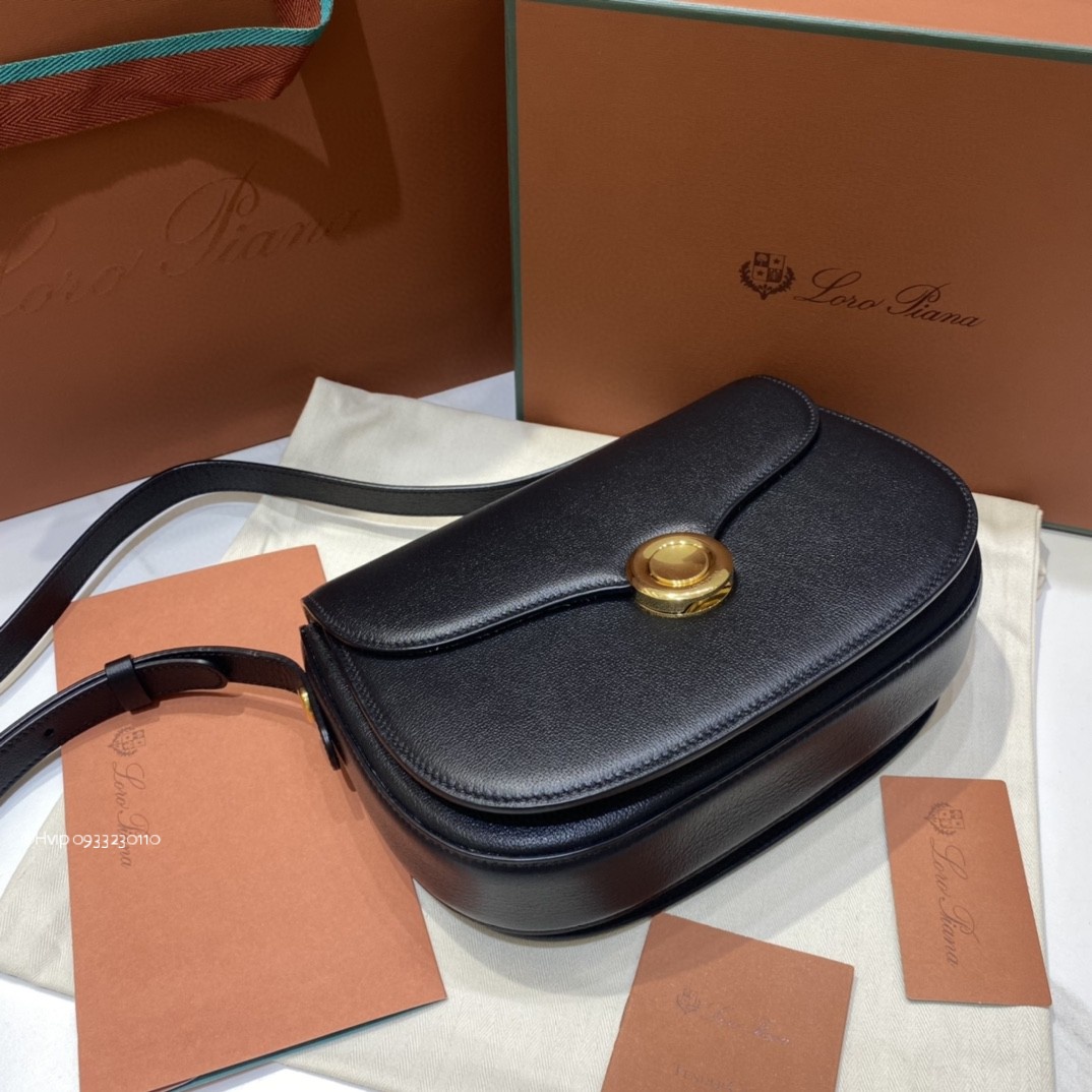Delvaux small Ghiera bag Smooth Calfskin FAO1146 Black (8000)