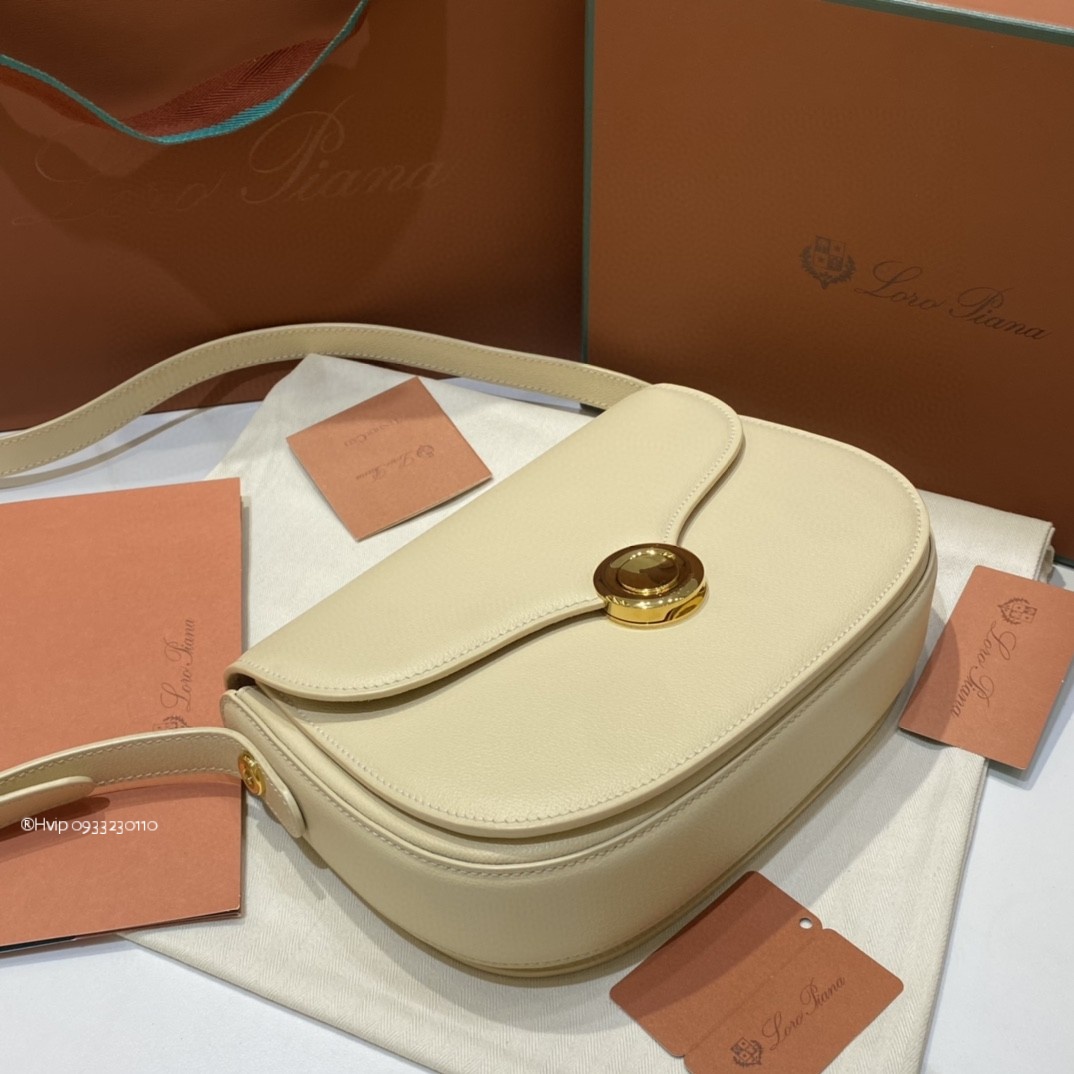 Delvaux small Ghiera bag Smooth Calfskin FAO1146 Lotus Root (A0DL)